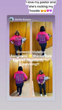 Load image into Gallery viewer, She’s a fighter/ undefeated hoodie
