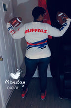 Load image into Gallery viewer, Buffalo Bills inspired unisex limited cardigan. PREORDER ONLY , PICK AVAILABLE SIZES THAT ARE COMING IN AND PLACE YOUR ORDER SO YOUR HOODIE WILL BE COUNTED FOR . This Link will close Jan 3rd so orders can be placed immediately.
