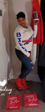 Load image into Gallery viewer, Buffalo Bills inspired unisex limited cardigan. PREORDER ONLY , PICK AVAILABLE SIZES THAT ARE COMING IN AND PLACE YOUR ORDER SO YOUR HOODIE WILL BE COUNTED FOR . This Link will close Jan 3rd so orders can be placed immediately.
